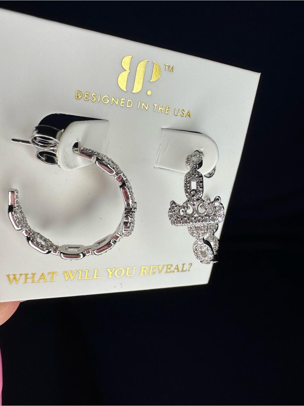 Sterling club BP Earrings